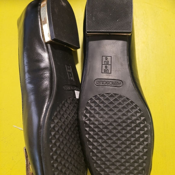 ARESOLES brand new sz 8 leather flat - Picture 2 of 3